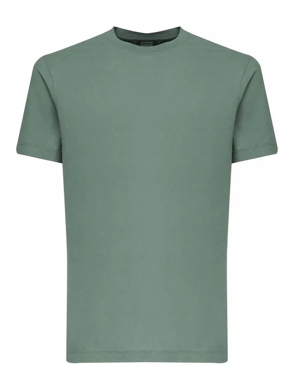 Zanone T-Shirt - Vert - Vert - Homme | 815194ZG380Z1864
