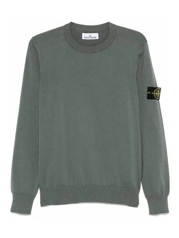 Stone Island Pull Col Bateau - Vert | K1S155100053S00B2V0059