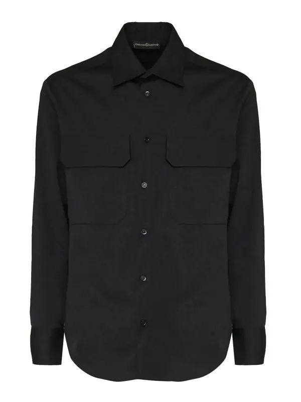 Giuliano Galiano Chemise - Noir - Noir - Homme | LIFENERO