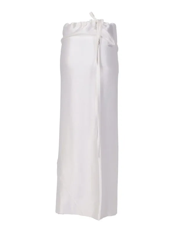 Ann Demeulemeester Jupe Midi - Beige - Beige | B0010457FA573002