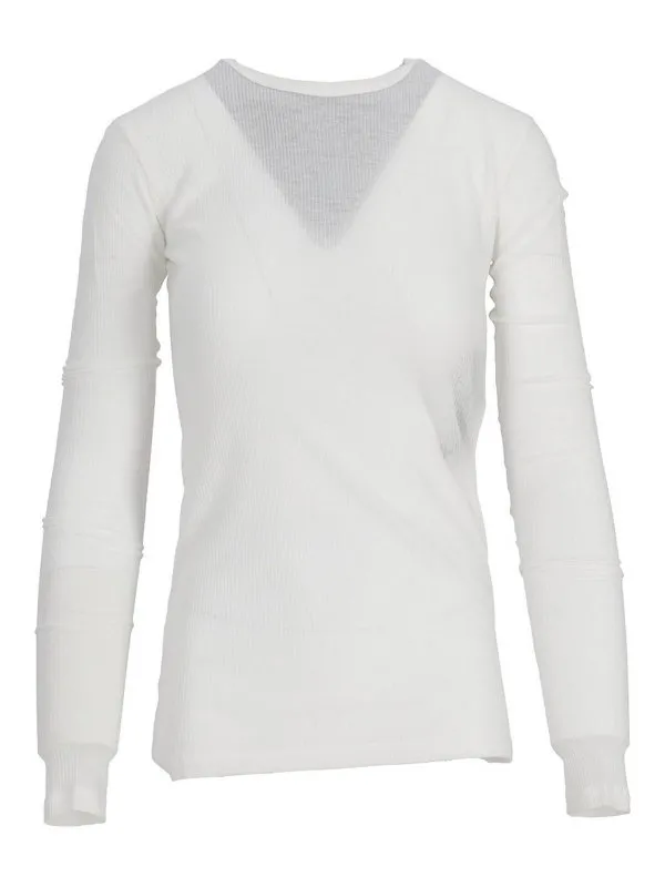 Ann Demeulemeester T-Shirt - Beige - Beige | B0011488FA570002