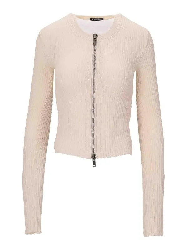 Ann Demeulemeester Cardigan - Beige - Beige | B0012518KN055002