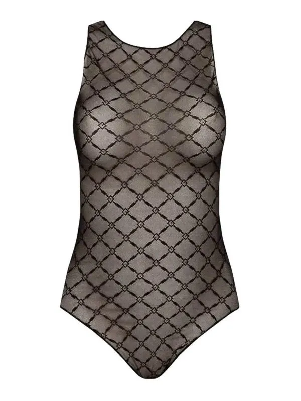 Elisabetta Franchi Top - Noir - Noir - Femme | BO02051E2110