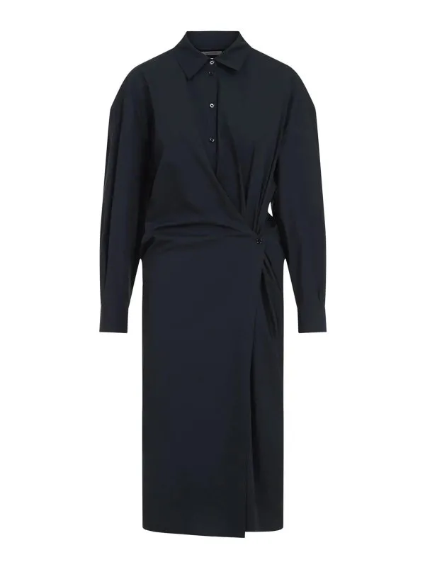 Lemaire Robe Au Genou - Noir - Noir - Femme | DR1092LF588BK995