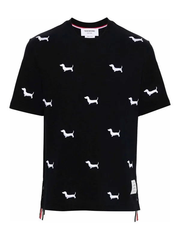 Thom Browne T-Shirt - Bleu Foncé - Bleu Foncé | MJS284E00050415