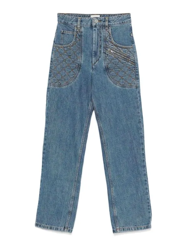 Isabel Marant Jean Droit - Bleu - Bleu - Femme | PA0411FAB3H02I30BU