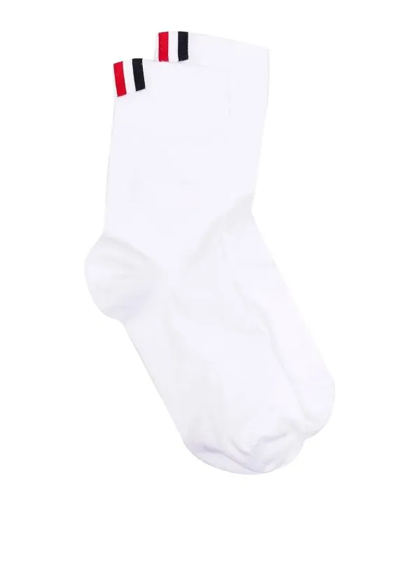 Thom Browne Chaussettes - Blanc - Blanc - Femme | FAS124TY3020960