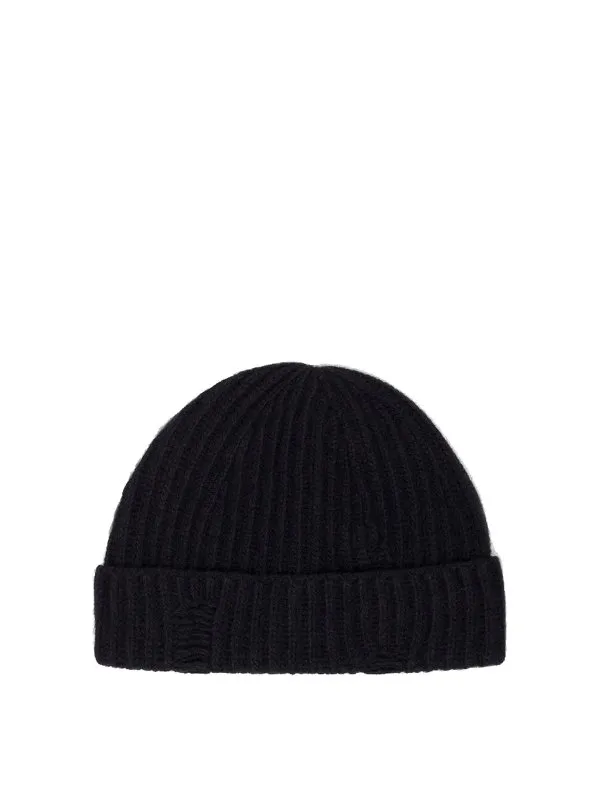 Ann Demeulemeester Bonnet - Noir - Noir - Femme | B0010948FA219099