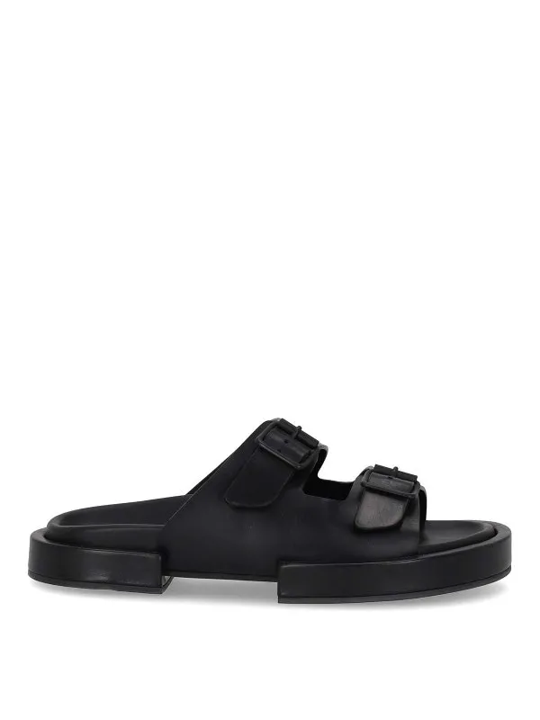 Ann Demeulemeester Sandales - Noir - Noir | 2301WF71LT041099