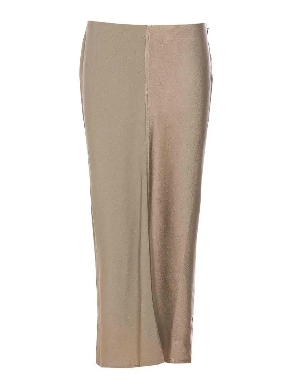 Ami Paris Jupe Midi - Beige - Beige - Femme | FSK266AC00140952