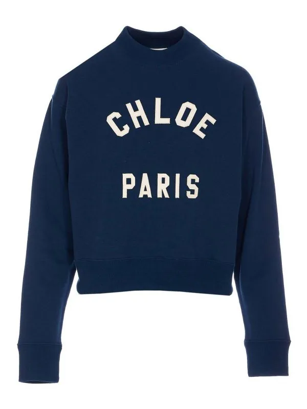 Chloe' Sweat-Shirts - Bleu - Bleu - Femme | 24AJH121924C6