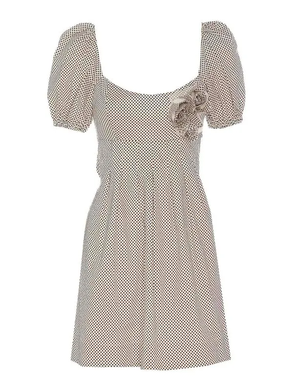 Elisabetta Franchi Robe Au Genou - Beige - Beige | AB77652E2E84
