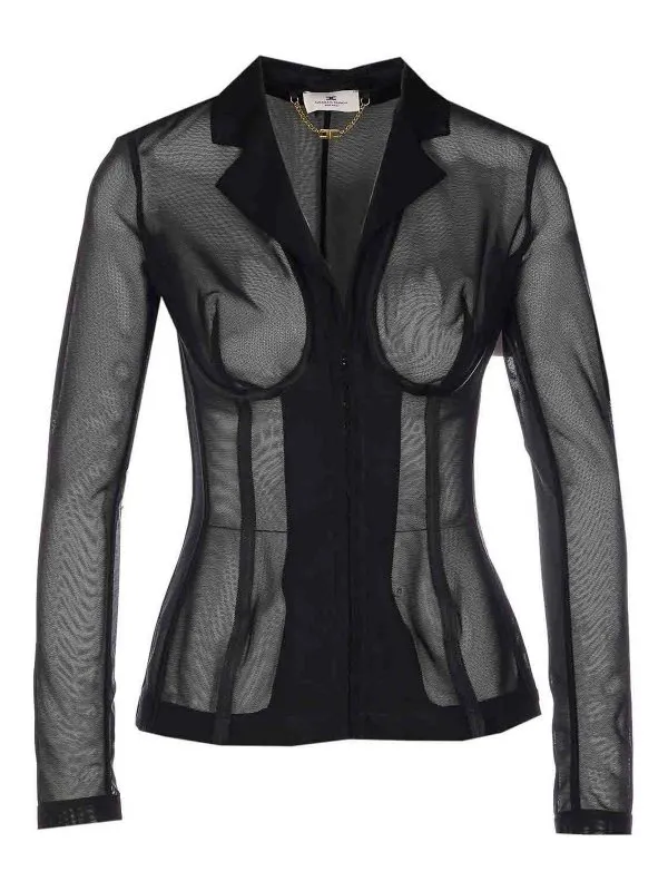 Elisabetta Franchi Veste Casual - Noir - Noir | GI13452E2110