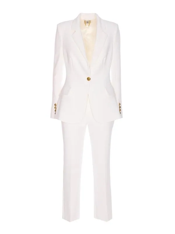 Elisabetta Franchi Costume De Cérémonie - Blanc | TP00151E2360