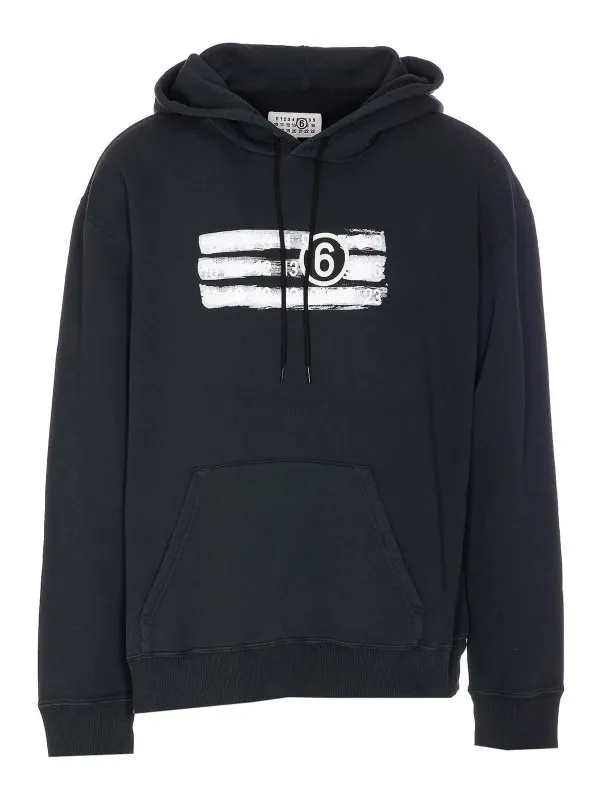 MM6 Maison Margiela Sweat-Shirts - Noir - Noir | SH2GU0020M25004900