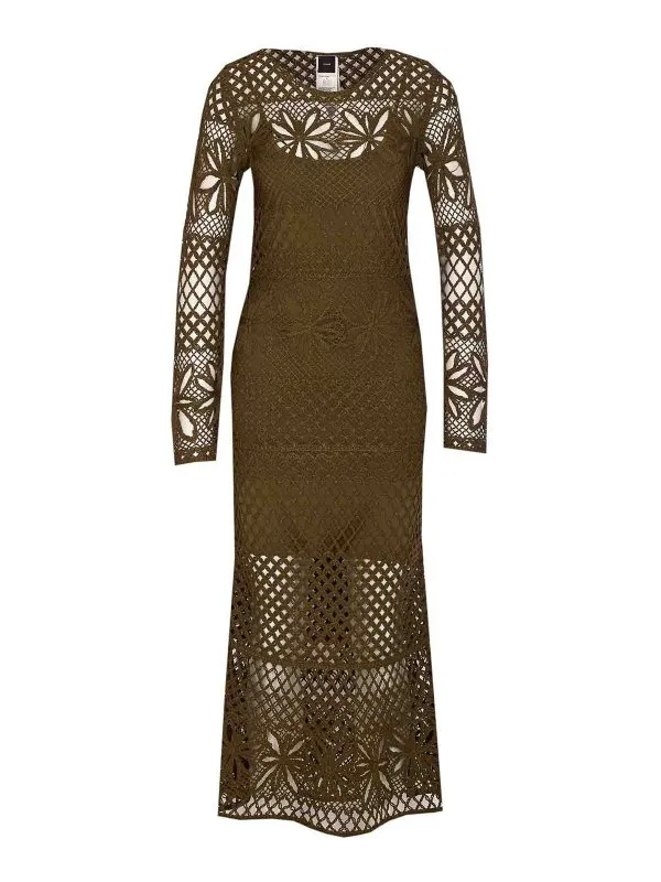 Pinko Jupe Longue - Vert - Vert - Femme | 104731A2FFX26