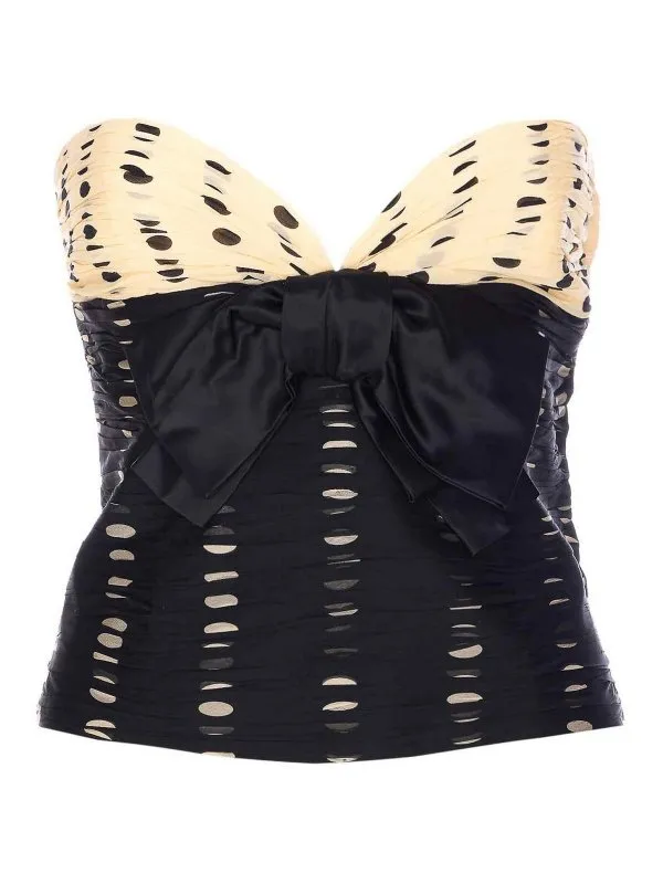 Valentino Garavani Top - Noir - Noir - Femme | AEAL79C8TB1