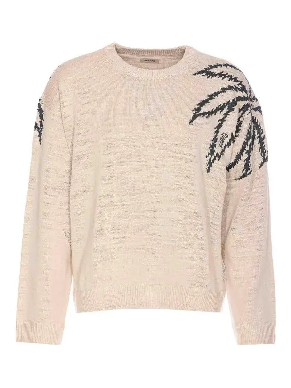 Zadig&Voltaire Pull Col Rond - Beige - Beige - Homme | KMSW01779262