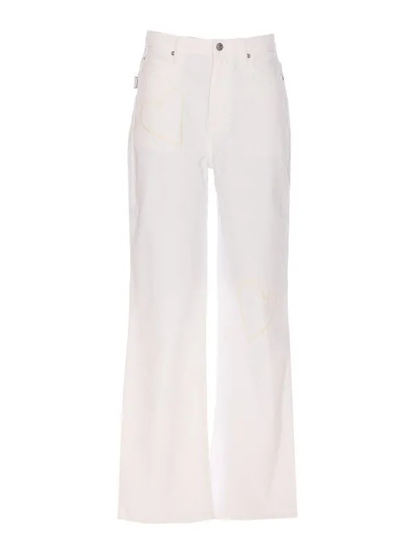 Zadig&Voltaire Jean Droit - Blanc - Blanc - Femme | WWJE01270103