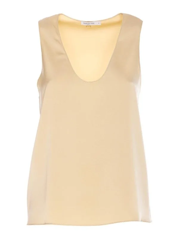 Patrizia Pepe Top - Beige - Beige - Femme | 8C0725A459B814