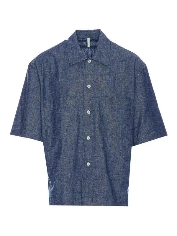 Sunflower Chemise - Bleu - Bleu - Homme | 1251CHAMBRAYRINSE