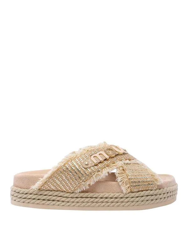 Mou Sandales - Beige - Beige - Femme | 451009KRMNAT | thebs.com