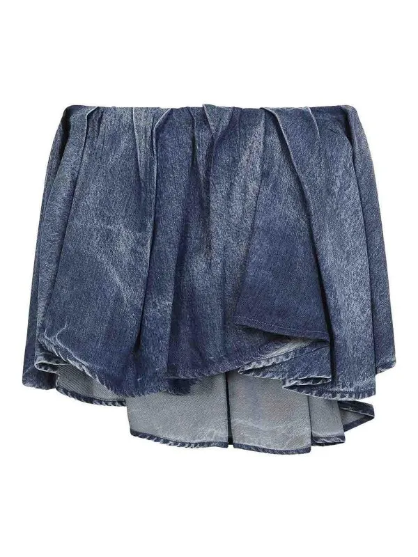 Diesel Mini Jupe - Bleu - Bleu - Femme | A196870CMBP01