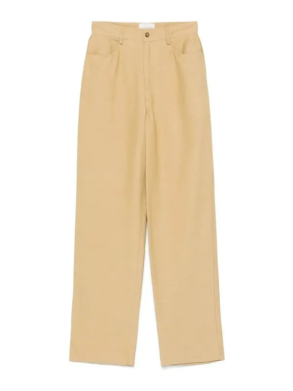 Loulou Studio Pantalons Décontractés - Or - Or | ARDEADUNE