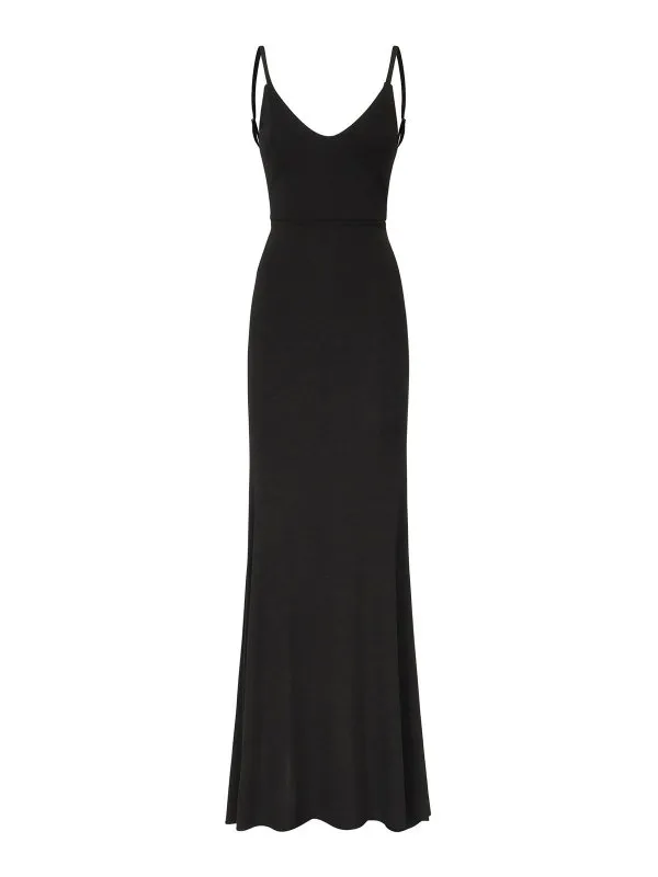 Alberto Audenino Robe Au Genou - Noir - Noir | AUS5NINFEABLACK