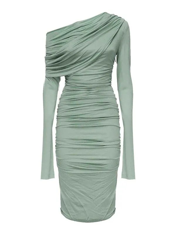 Blumarine Robe Au Genou - Vert - Vert - Femme | 2A626AN0400