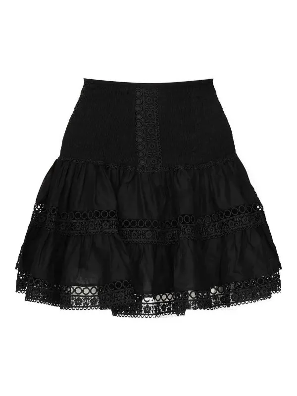 Charo Ruiz Mini Jupe - Noir - Noir - Femme | 251401BLACK