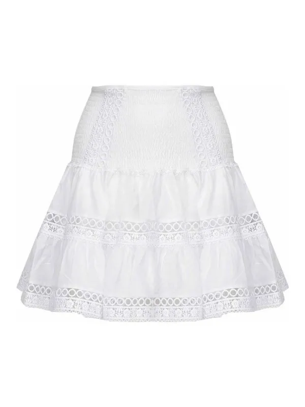 Charo Ruiz Mini Jupe - Blanc - Blanc - Femme | 251401WHITE