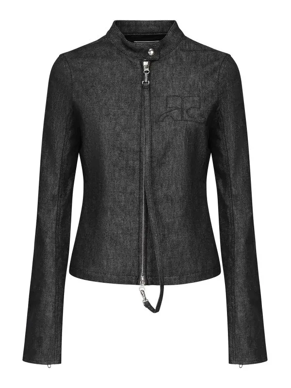 Courreges Veste Casual - Gris - Gris - Femme | 225DBL285DE00359011