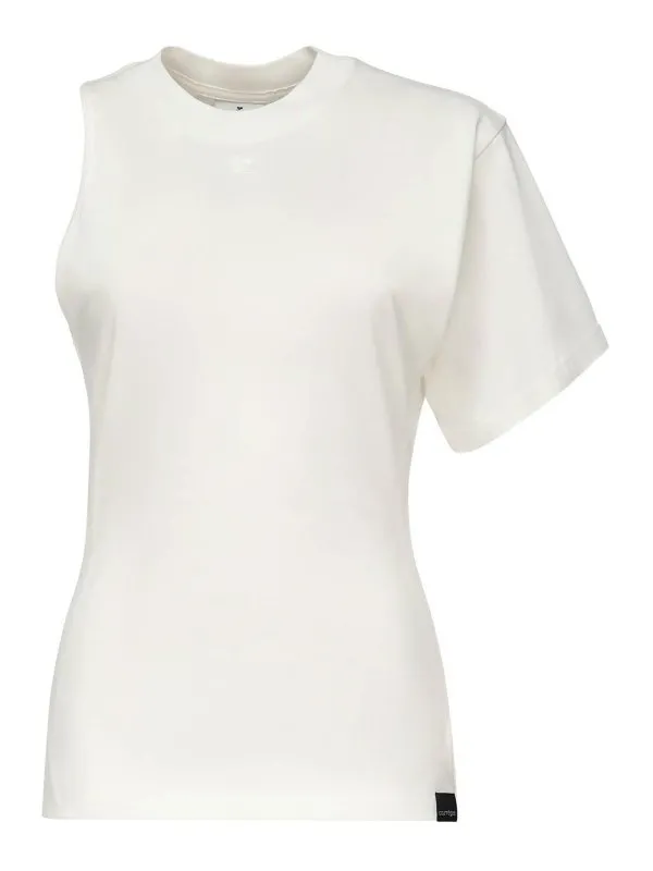 Courreges T-Shirt - Scuba - Blanc - Femme | 225JTS201JS01070001