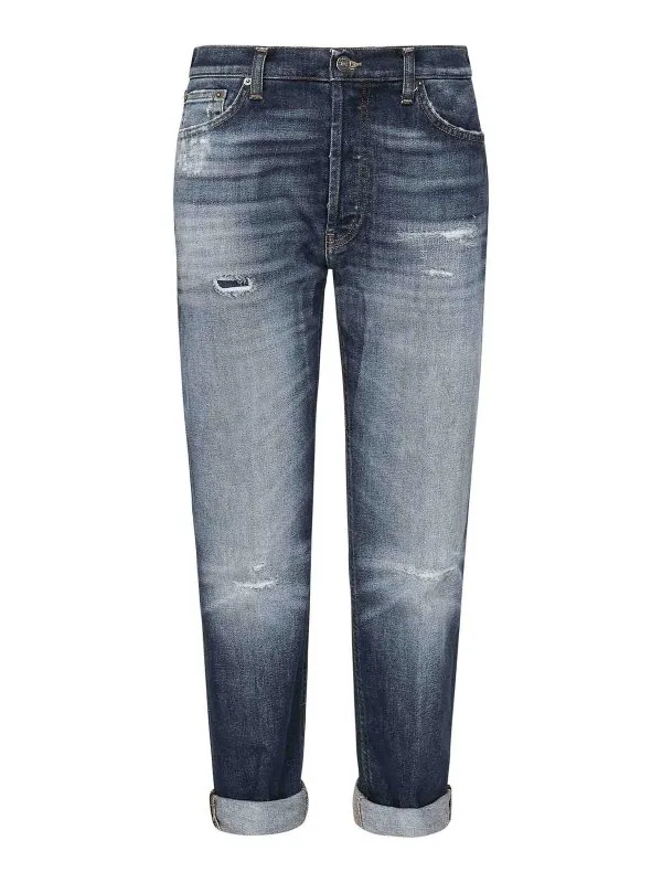 Dondup Jean Bootcut - Bleu - Bleu - Femme | DP776DSE340DIM2800