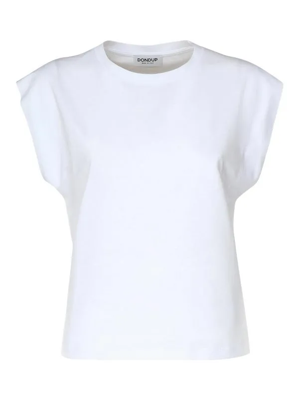 Dondup T-Shirt - Blanc - Blanc - Femme | DS018JF0271DXXX000