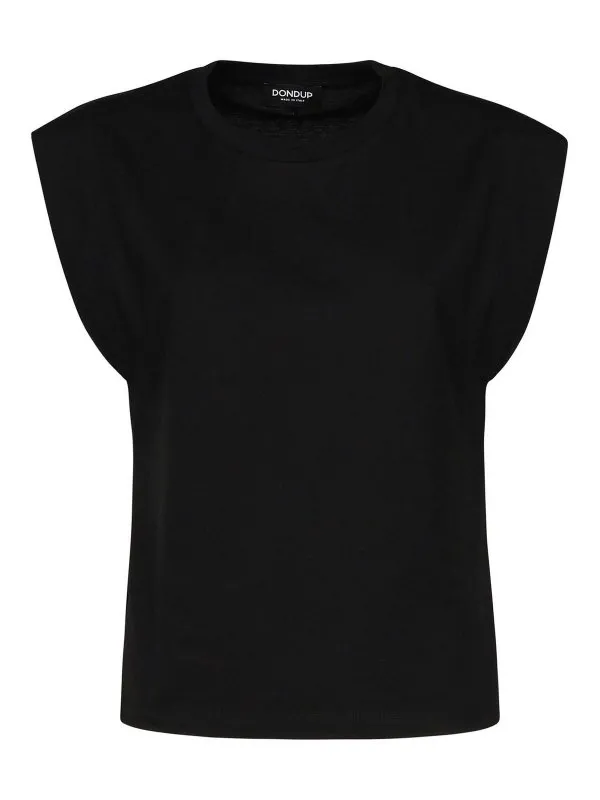 Dondup T-Shirt - Noir - Noir - Femme | DS018JF0271DXXX999