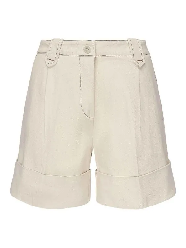 Fay Short - Beige - Beige - Femme | NTW8350480LVTYB011