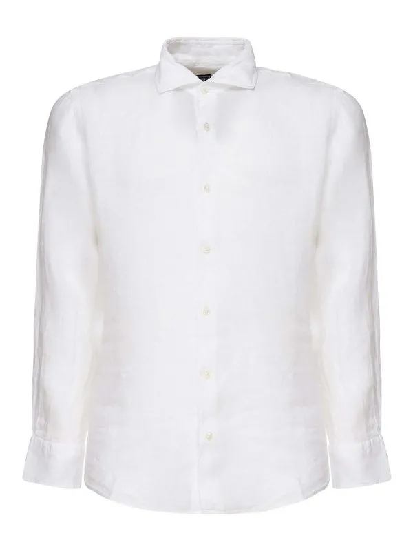 Fedeli Chemise - Blanc - Blanc - Homme | 8UED050141 | thebs.com