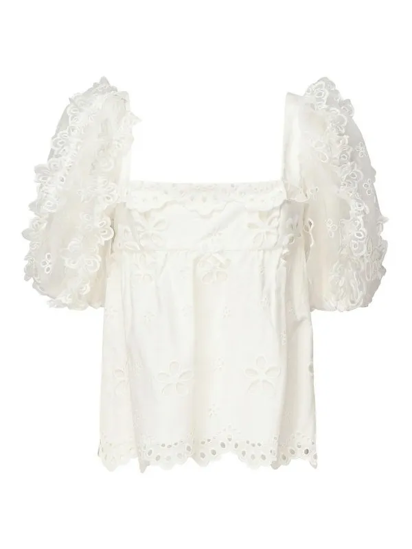For Love & Lemons Top - Blanc - Blanc - Femme | CT2255WHITE