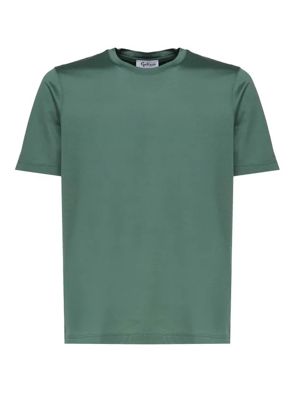 Giuliano Galiano T-Shirt - Vert - Vert - Homme | 6013374002481