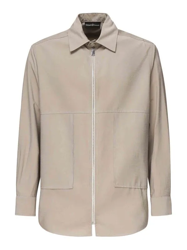 Giuliano Galiano Chemise - Beige - Beige - Homme | HORSEBEIGE