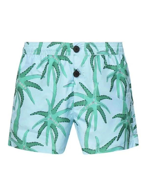 Jacquemus Short De Bain - Vert - Vert - Homme | 255SW01324073EJ