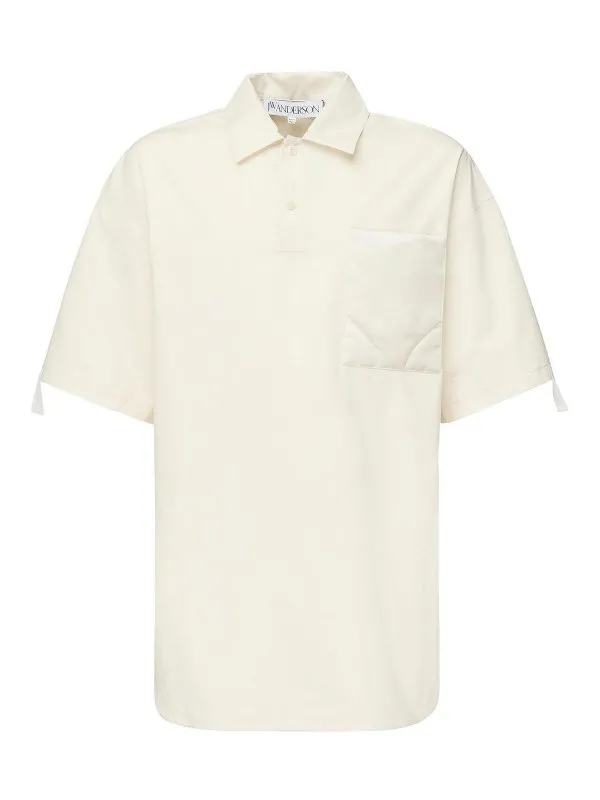 J.W. Anderson Polo - Blanc - Blanc - Homme | TP0350PG1090006