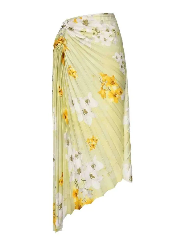 Pinko Jupe Midi - Vert - Vert - Femme | 1046782F2VGB