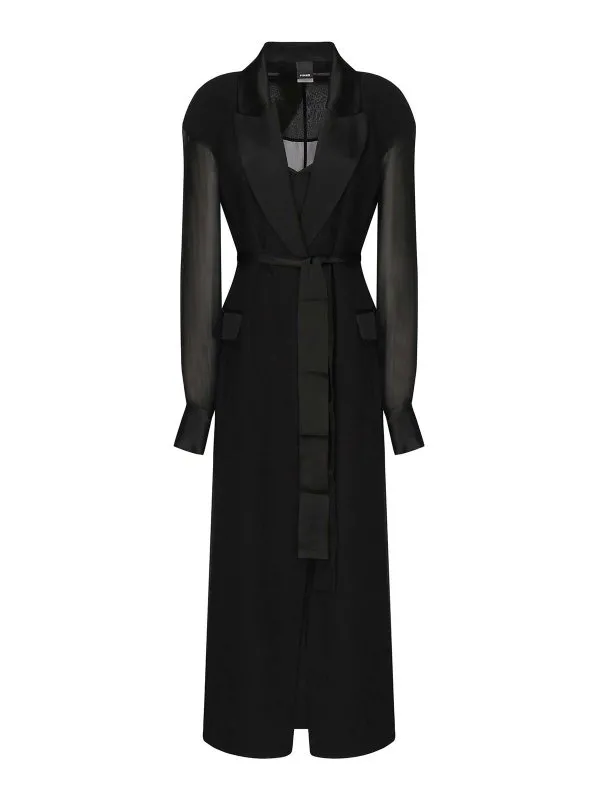 Pinko Maxi Robe - Noir - Noir - Femme | 1046852COZ99 | thebs.com