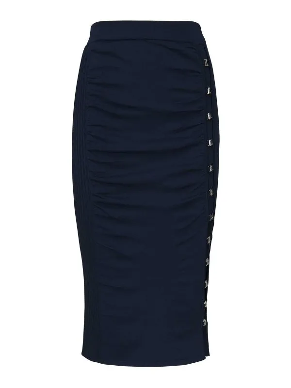 Pinko Jupe Midi - Bleu - Bleu - Femme | 1047262F0G82 | thebs.com