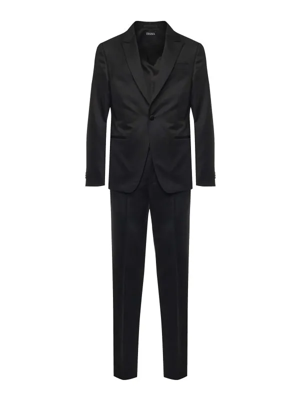Zegna Costume De Cérémonie - Noir - Noir | 917702A9282KGQ8001