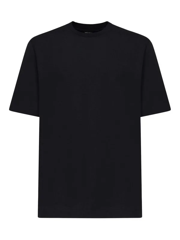 Zegna T-Shirt - Noir - Noir - Homme | UF366A9F734B09302
