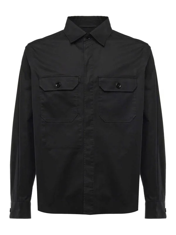 Zegna Chemise - Noir - Noir - Homme | UFV16A9SOT8B990001